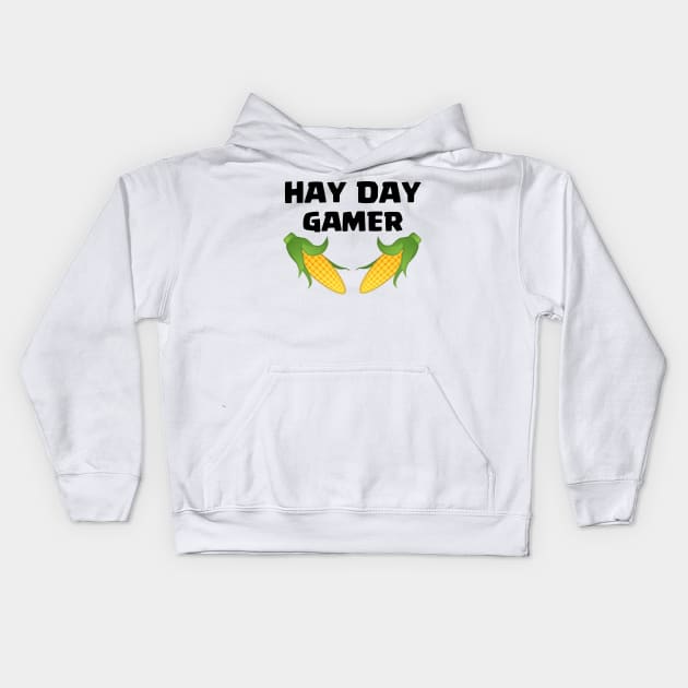 Hay Day Gamer Kids Hoodie by lanishop